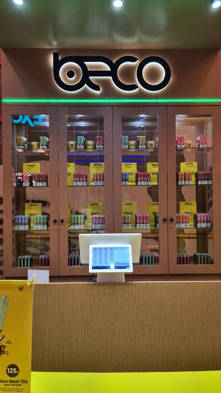 BECO product display cabinet