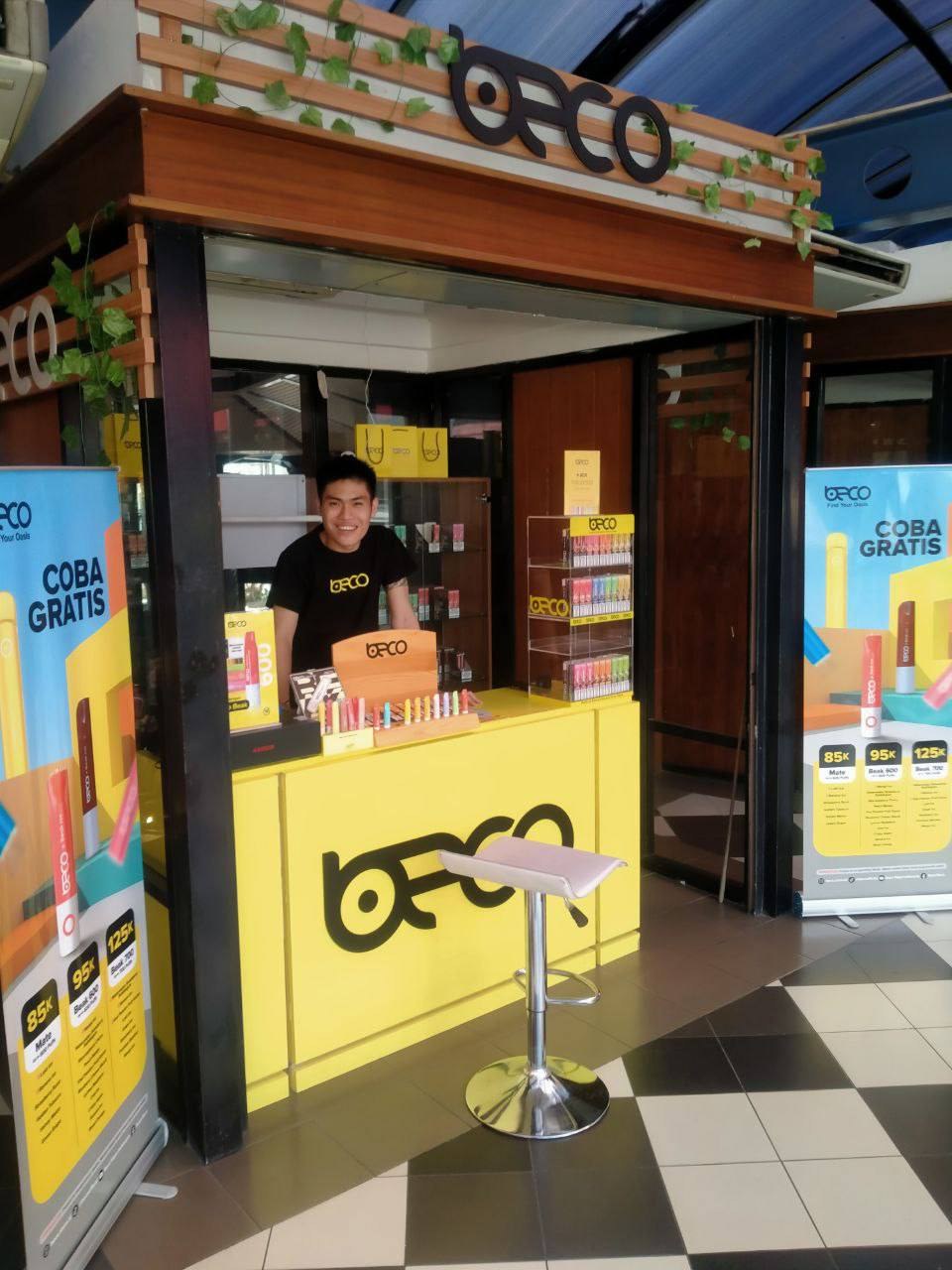 BECO exhibition team at activation area